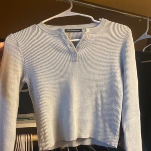 Brandy Melville Baby Blue Long Sleeve Sweater